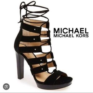Michael Kors “Sofia” lace up heel size 8.5